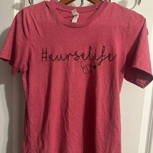 Women's Pink Graphic Tee - Short Sleeve